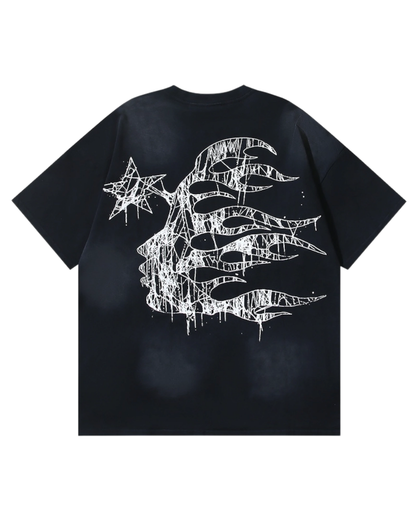 HELLSTAR T-SHIRT DISTRESSED LOGO