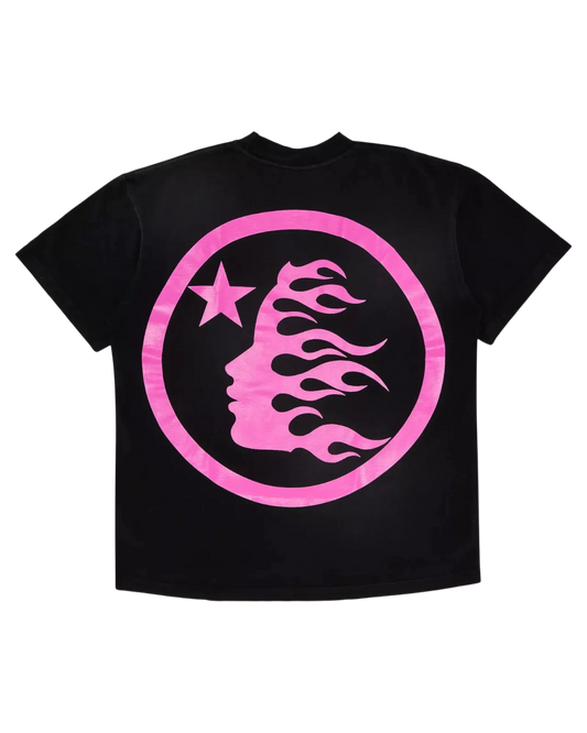 PLAYERA HELLSTAR PINK LOGO