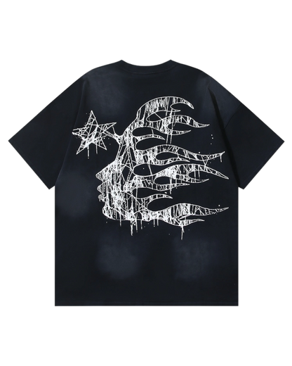 PLAYERA HELLSTAR DISTRESSED LOGO