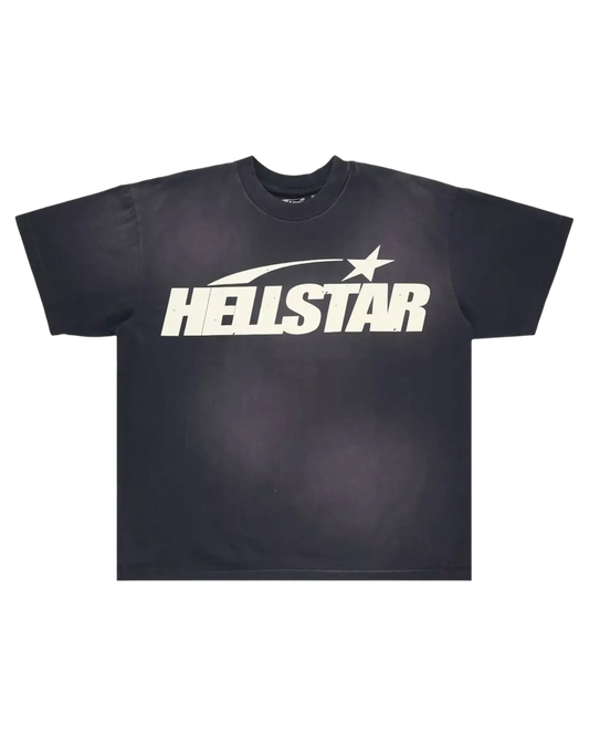 PLAYERA HELLSTAR BEIGE LOGO
