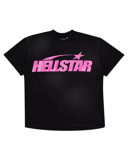 PLAYERA HELLSTAR PINK LOGO