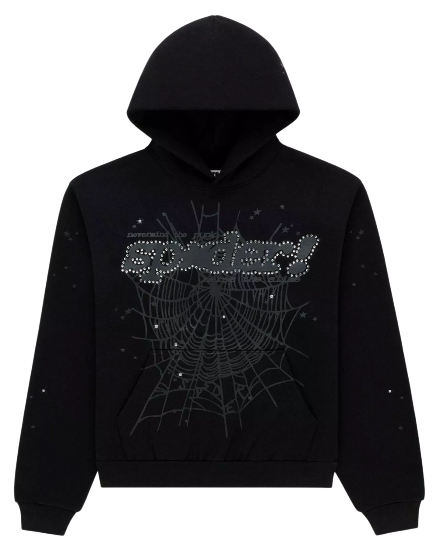 HOODIE SP5DER CRISTALES PUNK V2