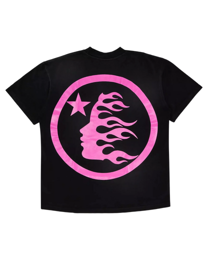 PLAYERA HELLSTAR PINK LOGO