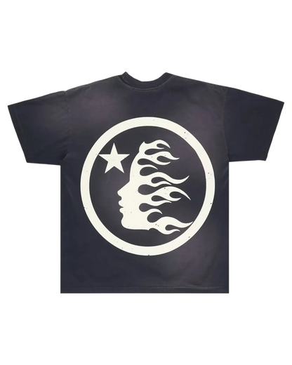 PLAYERA HELLSTAR BEIGE LOGO